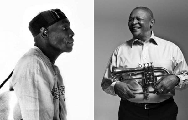 Oliver Mtukudzi and Hugh Masekela first met in Harare in the '80s.