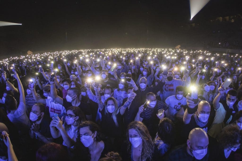concert au Palau Sant Jordi - © Xavi Torrent