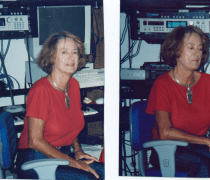Invisible Twice 01 Jocy In Her Studio Photo From Personal Archive 1980s