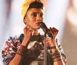 La chanteuse franco-comorienne Imany.