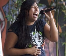 La rappeuse mexicaine Mare Advertencia Lírika. © Gerardo Ramírez / Secretaría de Cultura de CDMX - CC BY-NC-SA