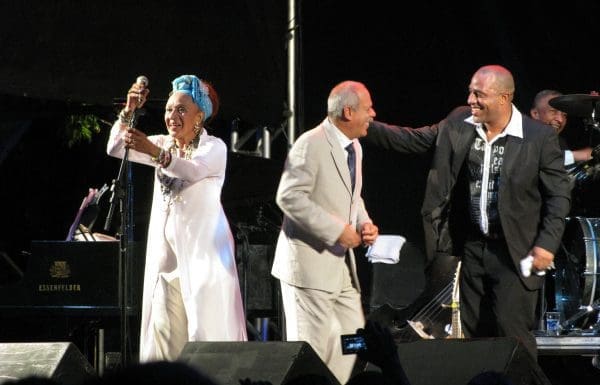Teresa Garcia Caturla, Barbarito Torres et Johannes Bonat Garcia au Buena Vista Social Club, Mostra Internacional de Música de Olinda (MIMO) 2009, Photo libre de droits d’Allan Patrick.