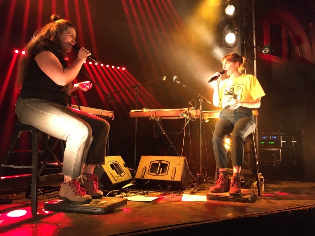 Cocanha : Caroline Dufau et Lila Fraysse à La Flèche d'Or-Paris 2020 © B.M.