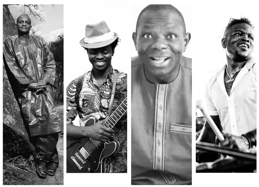 Lansiné Kouyaté © Manuel-Lagos – Moh ! Kouyaté © DR - Famoro Dioubaté © DR - Kanazoé Diabaté © DR