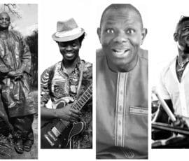 Lansiné Kouyaté © Manuel-Lagos – Moh ! Kouyaté © DR - Famoro Dioubaté © DR - Kanazoé Diabaté © DR